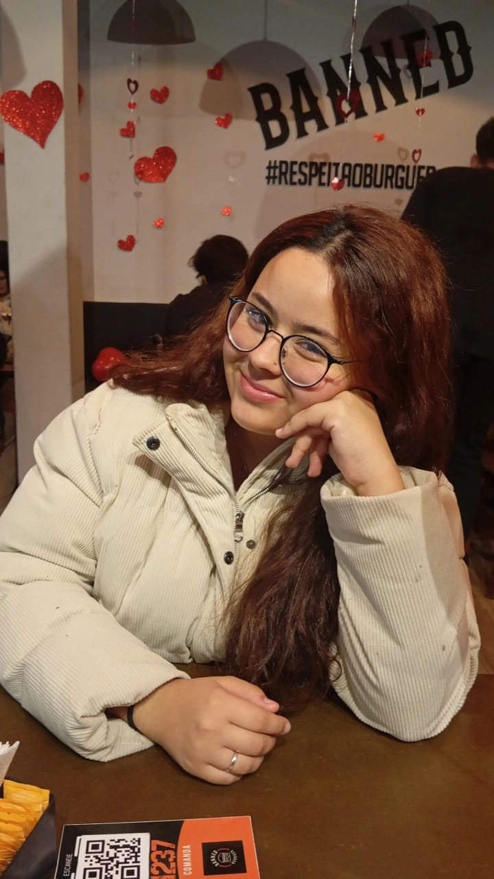 Momento especial na hamburgueria